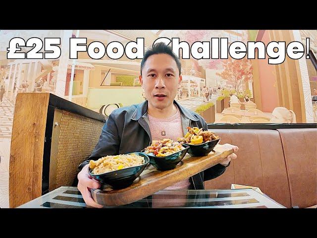 £25 Food Challenge in Trafford Centre Manchester!