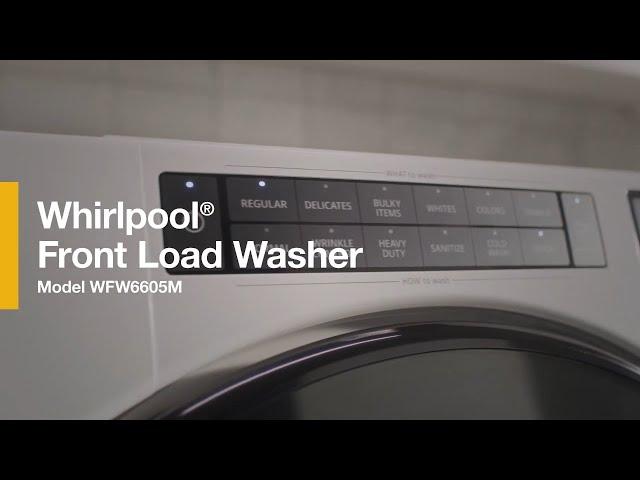 Learn More about Front Load Washers(WFW6605MW, WFW6605MC)-Whirlpool® Laundry