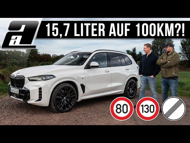 BMW X5 xDrive 30d vs. WLTP | ÜBER 15 Liter? SO viel verbraucht er wirklich! | 80 vs. 130 vs. VOLLGAS