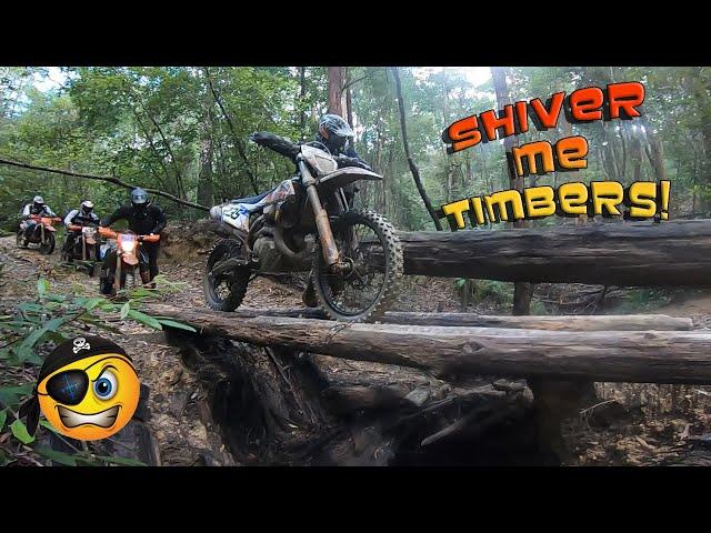 SHIVER ME TIMBERS! Yamaha WR250R, KTM. Watagan State Forest. Adventure Motorcycle Riding