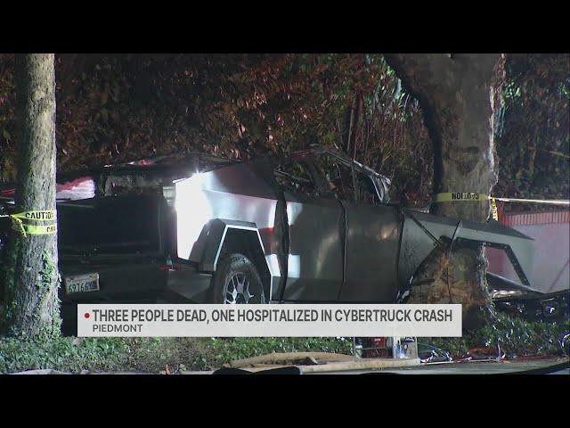 New details after Cybertruck crash kills 3 in Piedmont