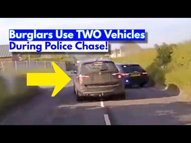 INTENSE Police Chase: Burglars RAM THREE Police Cars During Pursuit!