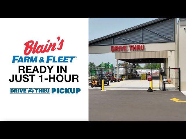 Shop Online & Get Gifts 1-Hour Later! | Blain's Farm & Fleet's Drive-Thru