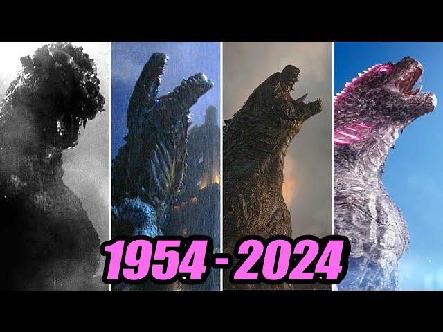 Evolution of GODZILLA roar | 1954-2024