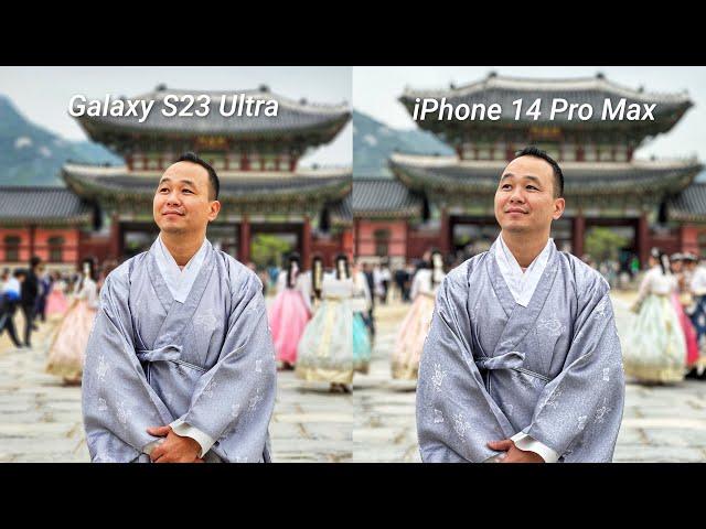 Galaxy S23 Ultra vs iPhone 14 Pro Max Camera Test After Updates (Daytime)