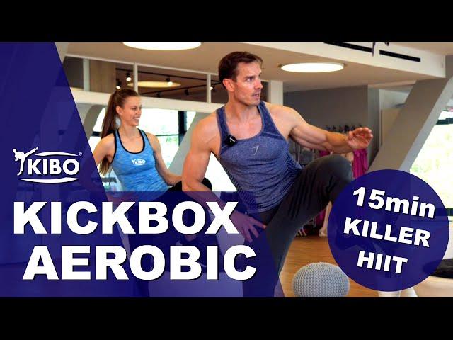 KIBO Kickbox-Aerobic Cardio KILLER HIIT Workout 15min by Dr. Daniel Gärtner (English)