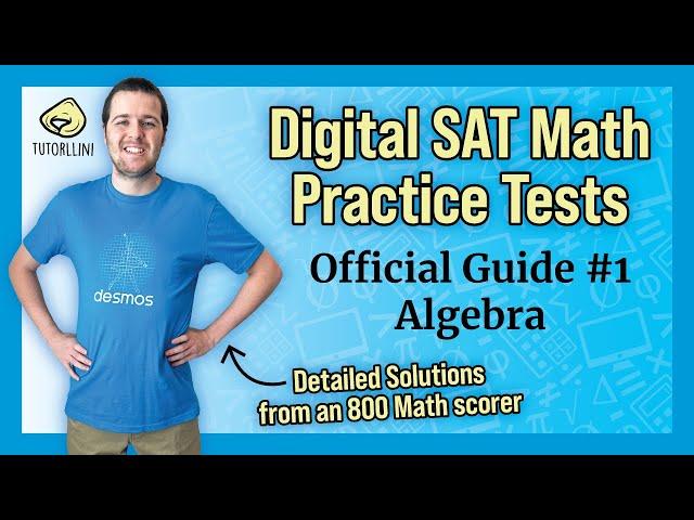 Digital SAT Math - Official Guide #1 Algebra