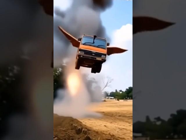 JCB tata dumper flying #dkgcomedy13 #automobile #tractorvideo #ai #jcbvideo #youtubeshorts #shorts
