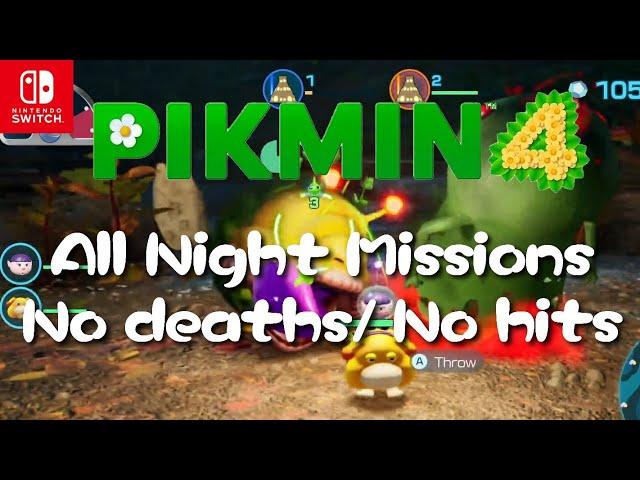 Pikmin 4 - All Night Missions Speedrun - No deaths/ No hits