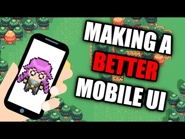 Making a better mobile UI for my game: Noia Online : Indie dev MMO devlog