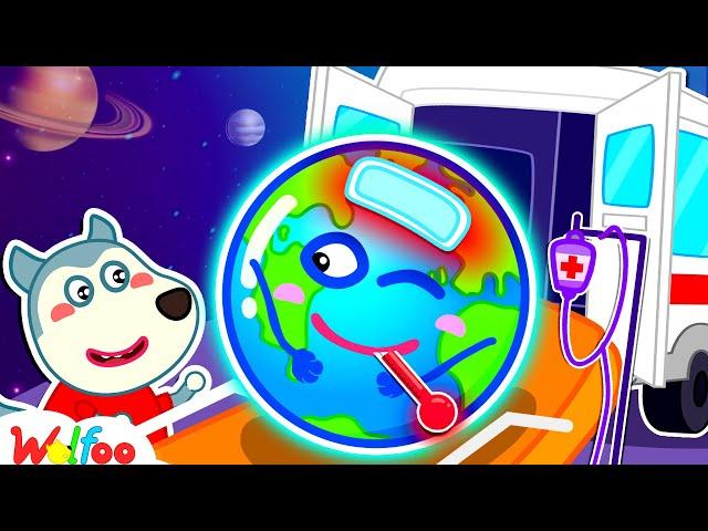 The Earth Got Boo Boo! What To Do for Our Planet? | Good Habits + More | Wolfoo Channel