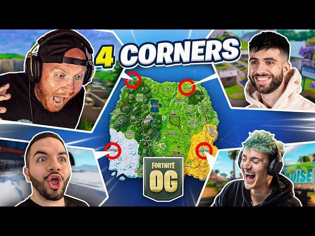 THE OG FORTNITE 4 CORNER CHALLENGE