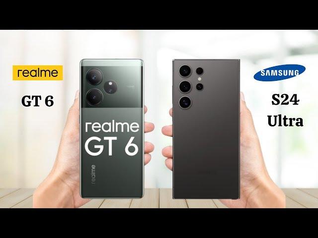 Realme GT 6 vs Galaxy S24 Ultra: Camera, Display, Gaming Comparison!  #gamingphone #video