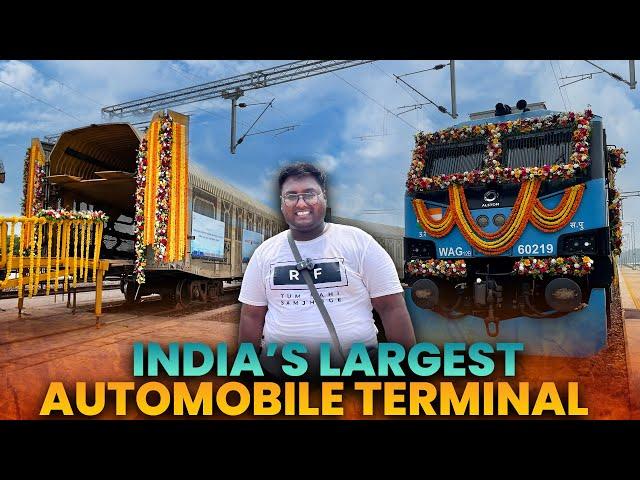 India's Biggest Auto Cargo Terminal in Manesar | Maruti Plant Railway Link | PM Gati Shakti
