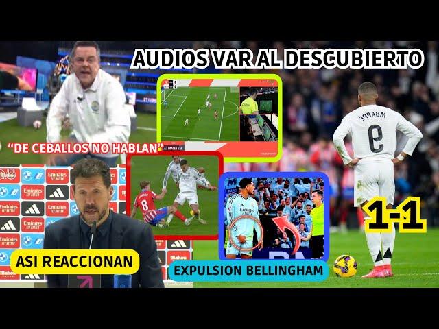  EMPATE DEL MADRID y ASI REACCIONAN! DESTAPAN AUDIOS VAR y RONCERO RABIA COMO NUNCA con MALDINI