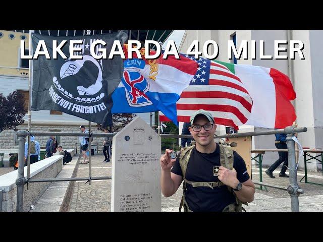 COL Darby 40 Mile Challenge | Lake Garda Italy