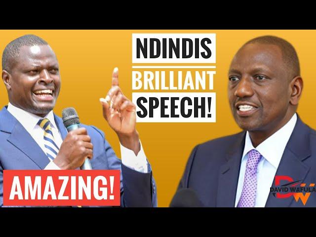 INSIDE NDINDI NYORO'S WONDERFUL SPEECH THAT SHOOK STATEHOUSE!