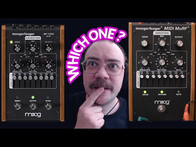 MoogerFooger MIDI MURF MF105M vs VST // Hardware Vs Software Comparison  Demo