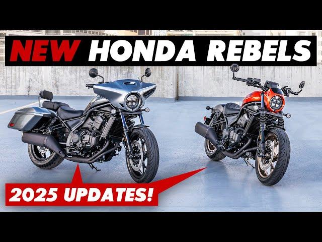 New 2025 Honda Rebel 500 & 1100 Updates Announced: 9 Things To Know!