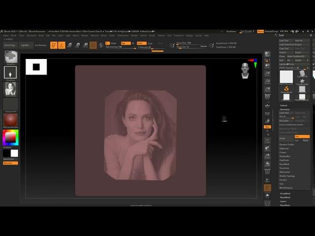 Быстрое создание барельефа в Zbrush