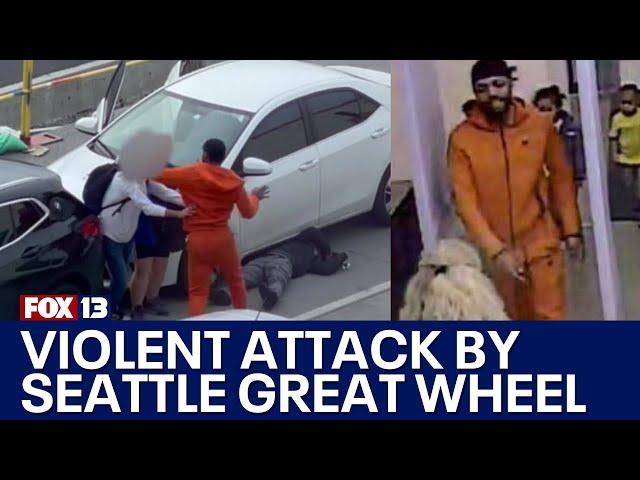 Kent man charged in violent attack near Seattle Great Wheel | FOX 13 Seattle