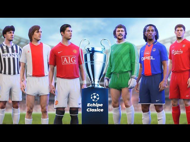 Champions League, dar cu echipe ce au făcut istorie  Experiment FIFA 23