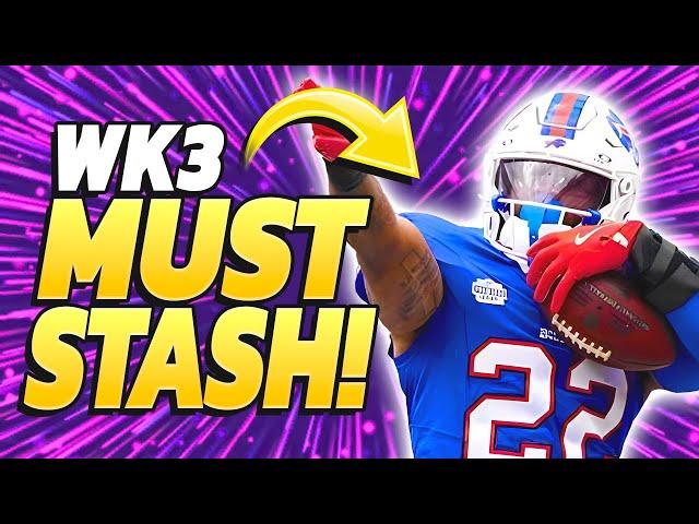 BEAT The BREAKOUT! Players To Stash NOW! | Week 3 Fantasy Football 2024