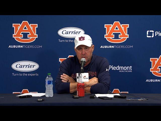 Auburn coach Hugh Freeze after Auburn beats New Mexico 45-19