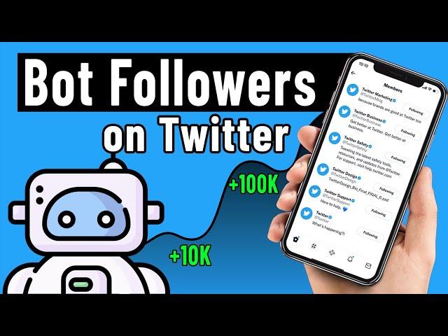 How To Get Bot Followers On Twitter For Free