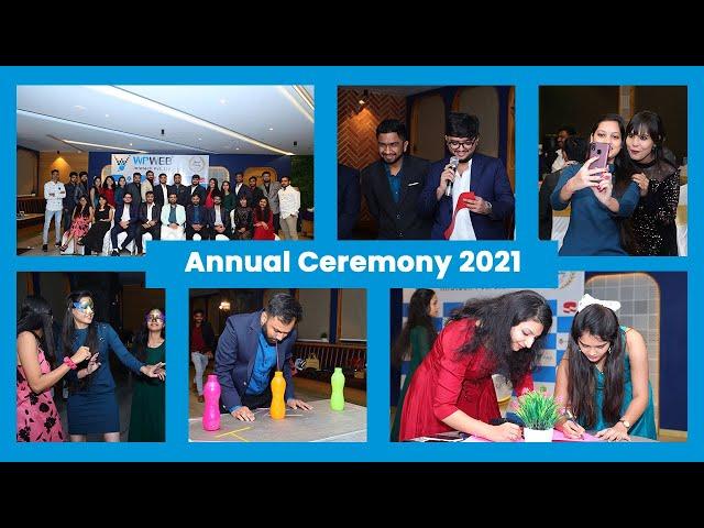 WPWeb Infotech's Annual Ceremony Celebration of 2021 | Life @ WPWeb Infotech