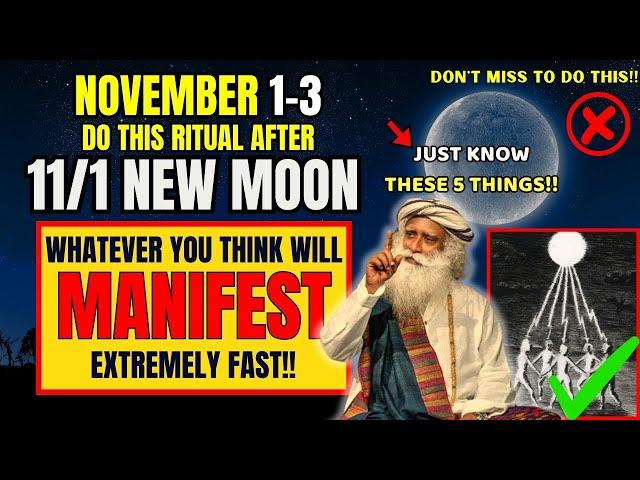 11/1 New Moon | What Nobody Tells You About the New Moon and Diwali on November 1st! Manifest Fast!