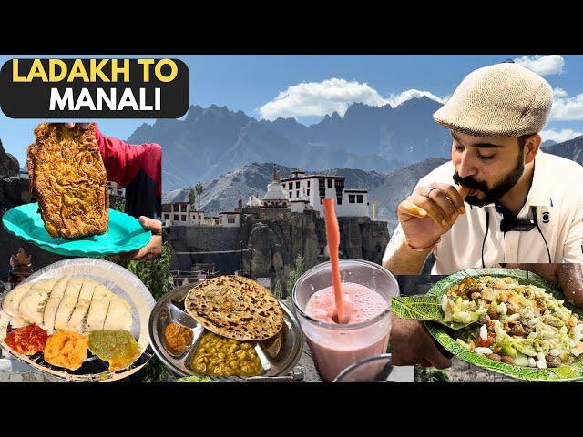 Ladakh to Manali Street food | unique Street food tour by Virtual banjara | indian street food