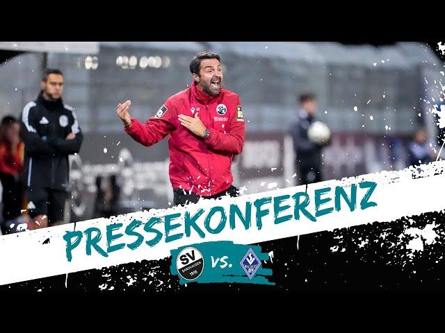  RE-LIVE: Pressekonferenz nach dem Spiel SV Sandhausen - SV Waldhof Mannheim