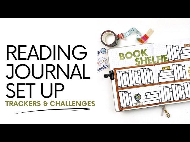 Reading Journal Set Up & Flip Through 2024 | Challenges, Trackers & More