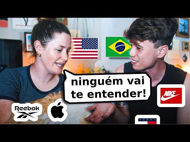 20 Marcas que todo Brasileiro Fala errado em INGLÊS!