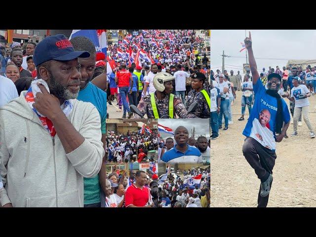 LIVE WALK!! WALK - Agya Koo, Chairman Wontumi, Napo Storms Bantama For NPP Big Walk