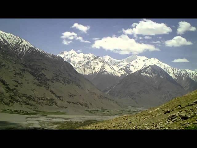 Wakhan Valley and Pamir Highway (Tajikistan) with view to Afghanistan and Pakistan