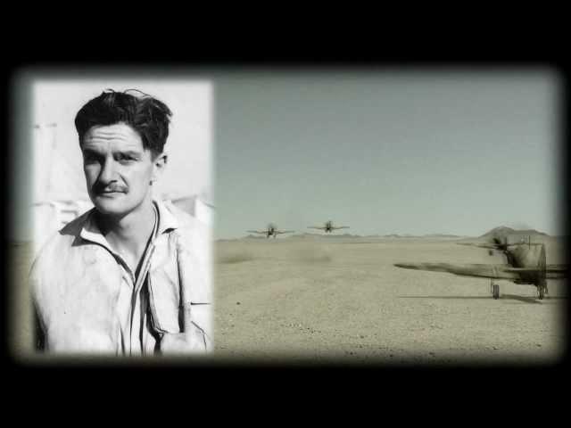 WW2 desert fighter pilot interview 1: Shot down and wounded.