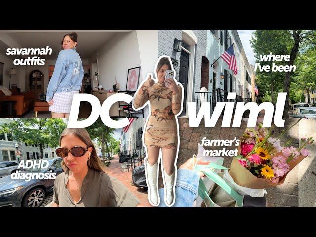 DC work week in my life: where I've been, ADHD results, savannah trip outfits, meal prep