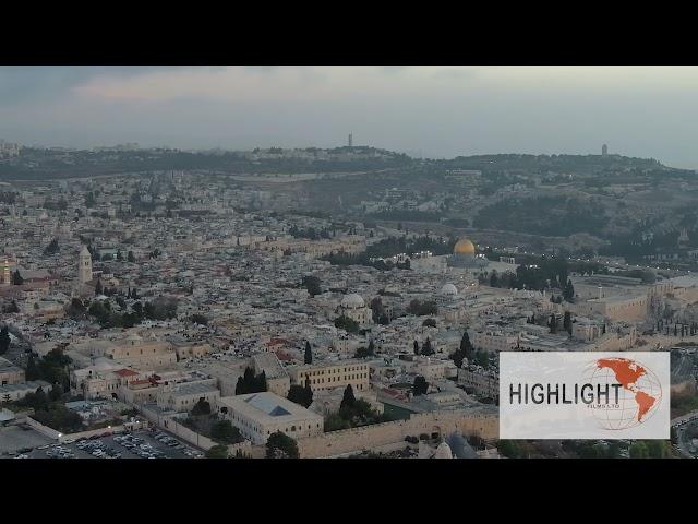 DJIR_001 Highlight Films Israel - Stock footage archive: Jerusalem drone aerial 2024