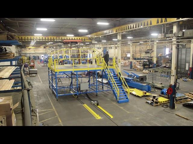 Ferry RotoSpeed 4600 Independent-Arm Rotational Molding Machine  Platform