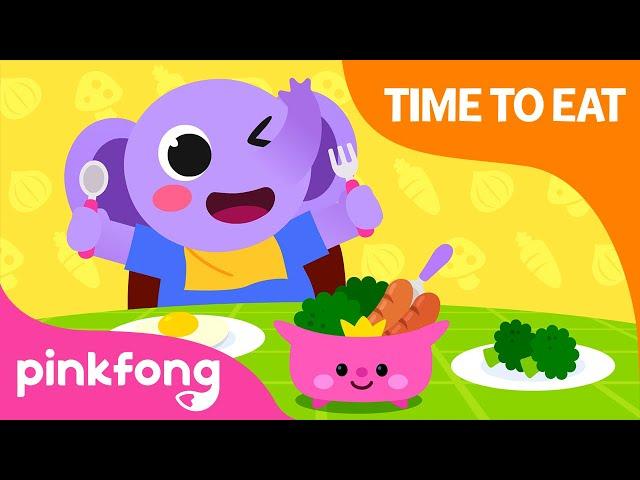 It's Time to Eat | Yes Yes Vegetable | Good Habit Songs | Pinkfong Songs for Children