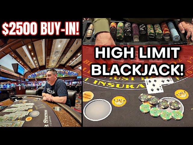 Risking $2500 Gambling High Limit Blackjack in Vegas