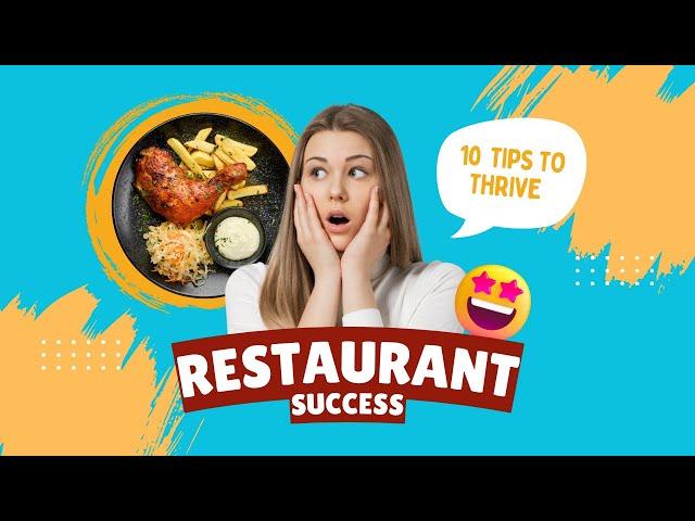 10 Secrets to Running a Successful Restaurant