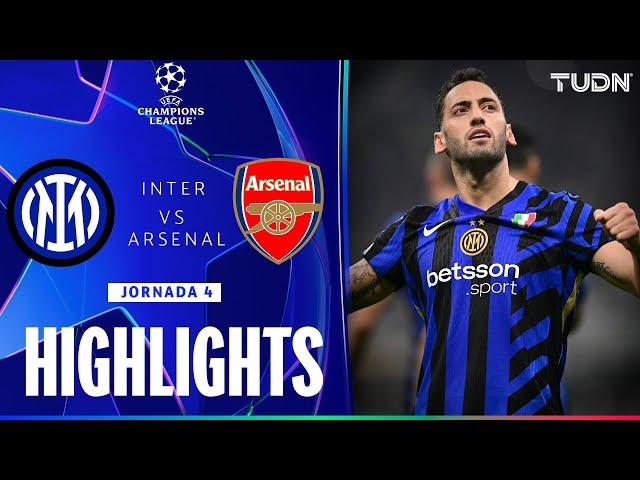 HIGHLIGHTS - Inter vs Arsenal | UEFA Champions League 24/25 | TUDN