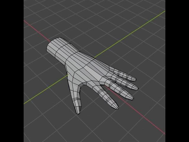 Hand Topology Animation - Blender Secrets