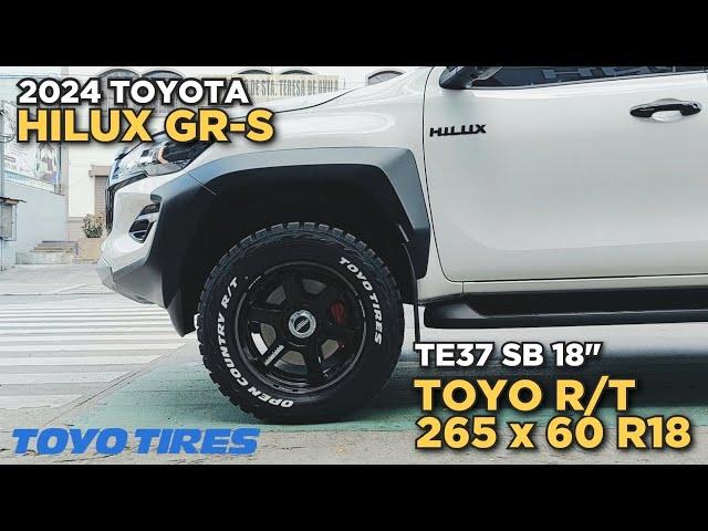 2024 Toyota Hilux GR-Sport | TE37 SB 18" | Toyo Open Country RT 265x60 R18 @ RNH Tire Supply