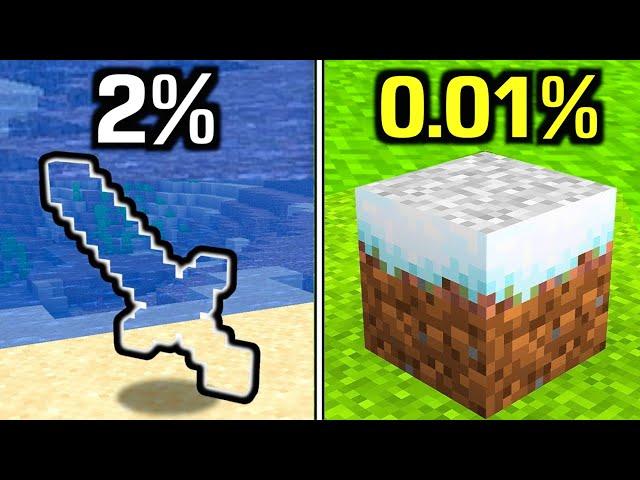 35 Rarest Minecraft Items!