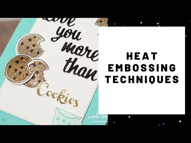 Heat Embossing Tips & Tricks for Handmade Cards