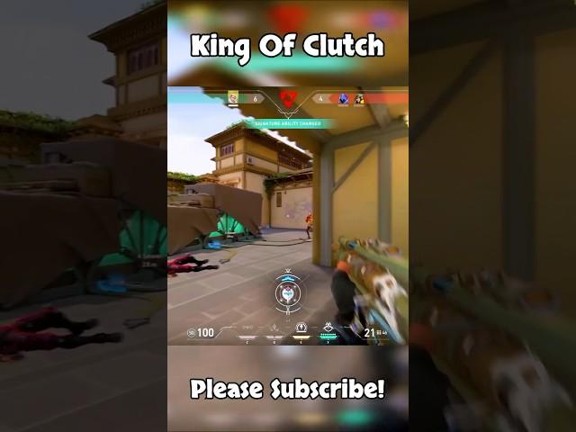 They Call Me King of Clutch #valorant #lopperfps #valorantclips #shorts #valorantgaming #gaming